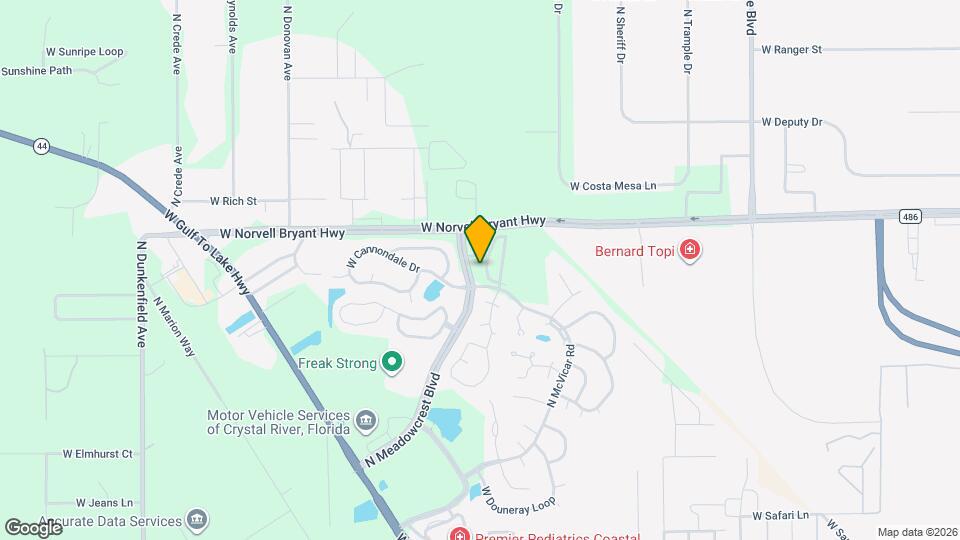 5926 W Poplar Springs Cir Map and Location Details