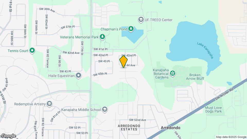 6926 SW 45th Ave Map and Location Details