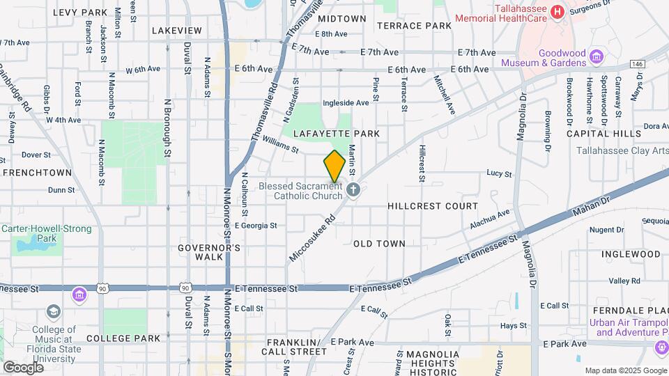 717 Edgewood St Mapa y Detalles de la Ubicación