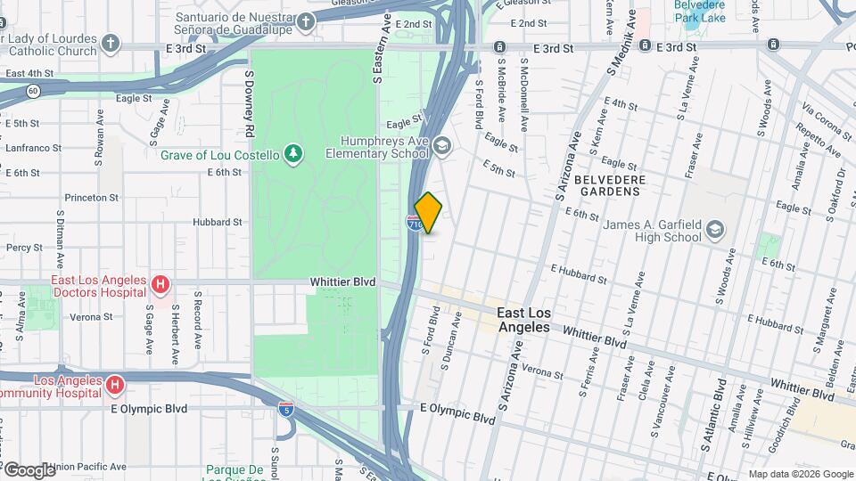 706 S Burger Ave Map and Location Details