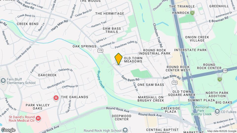 1515 Glenmeadows Dr Map and Location Details