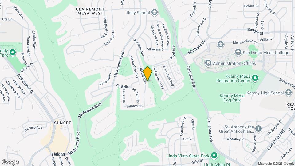 3273 Mt Carol Dr Map and Location Details