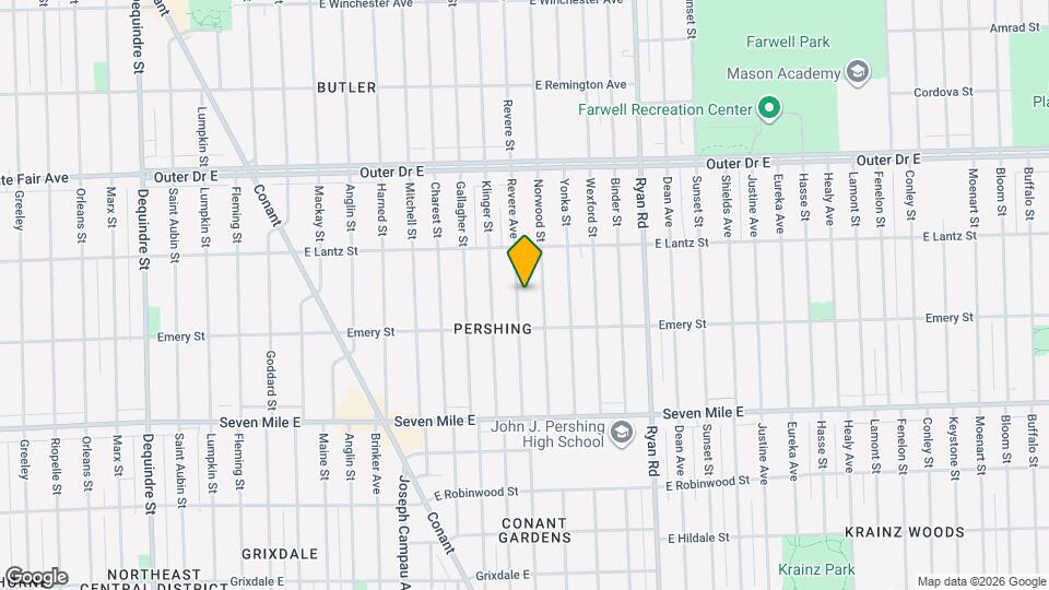 19360 Revere St Map and Location Details