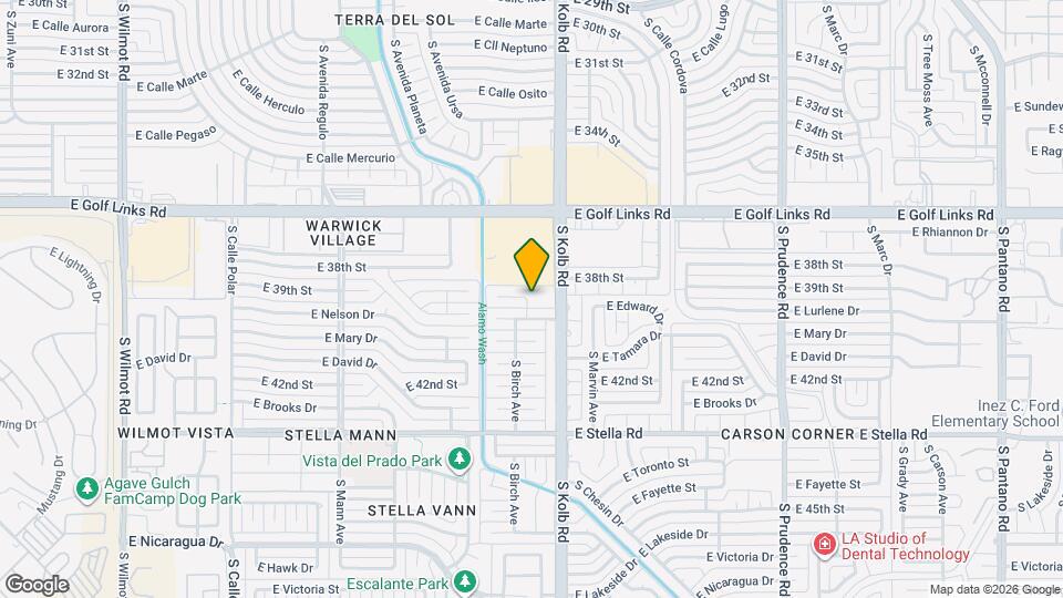 7025 E 39th Pl Map and Location Details