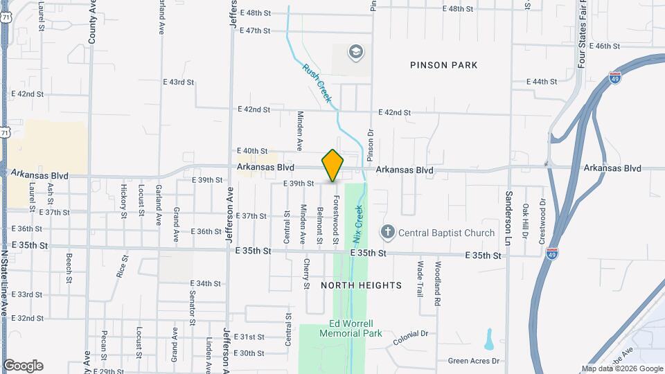3717 Forestwood St Map and Location Details