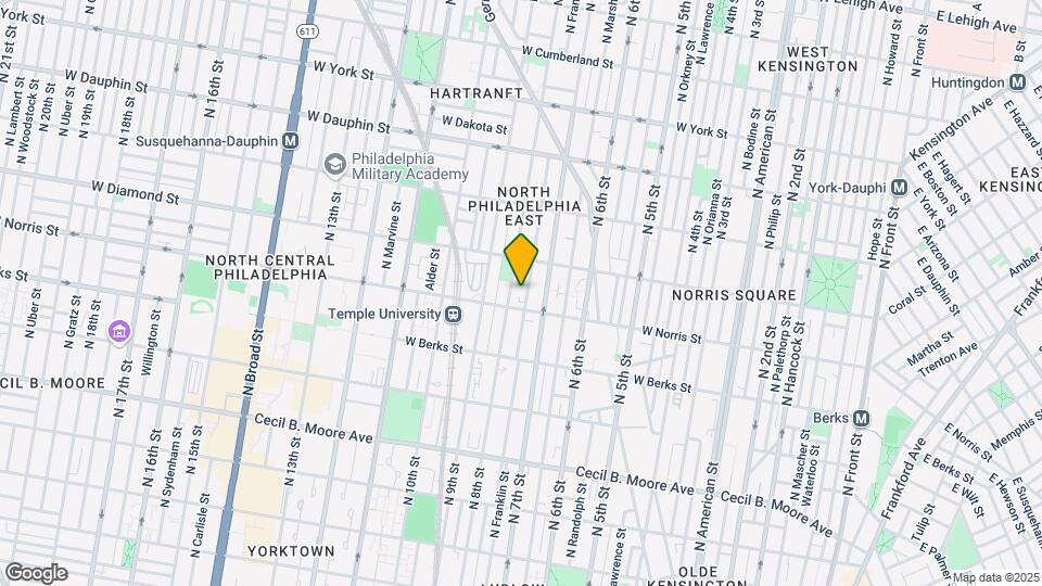 2016 N Franklin St Map and Location Details