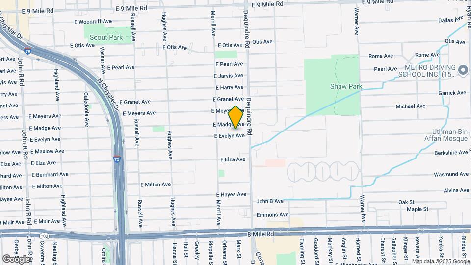 1805 E Evelyn Ave Map and Location Details