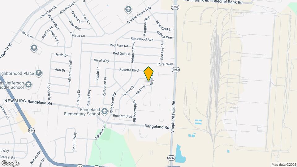 5402 Riata Dr Map and Location Details