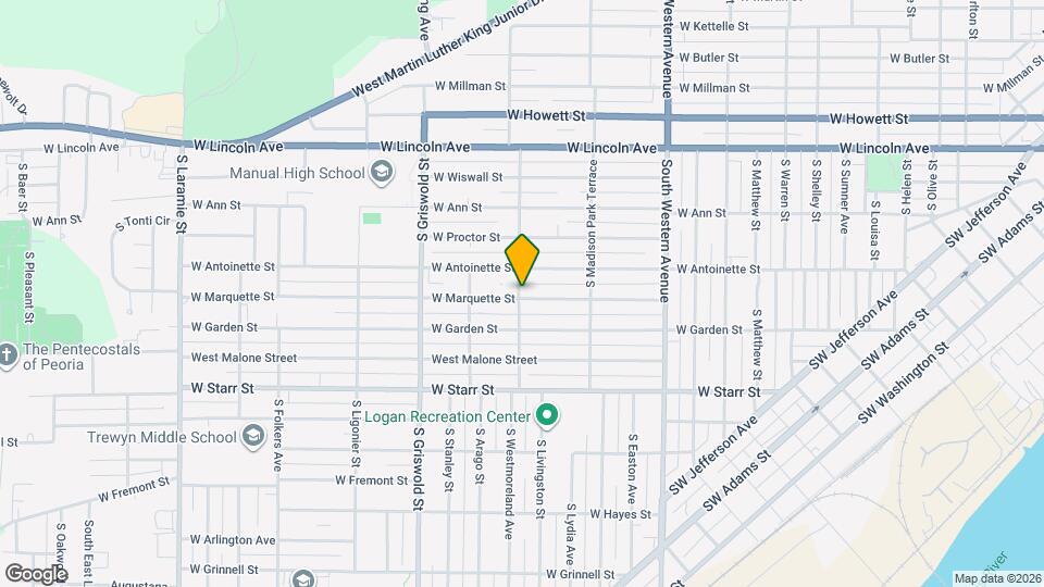 2217 W Marquette St Map and Location Details