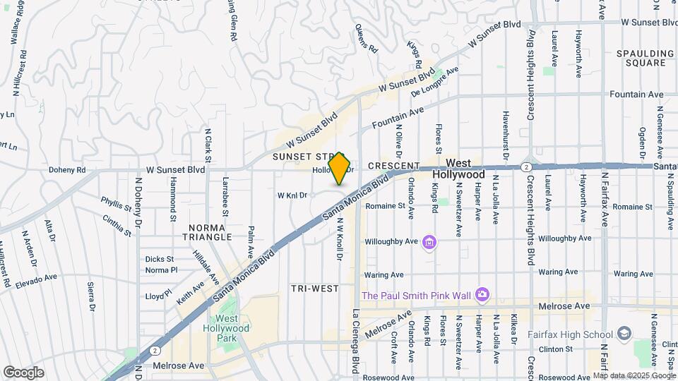 8535 N West Knoll Dr, Unit 312 Mapa y Detalles de la Ubicación