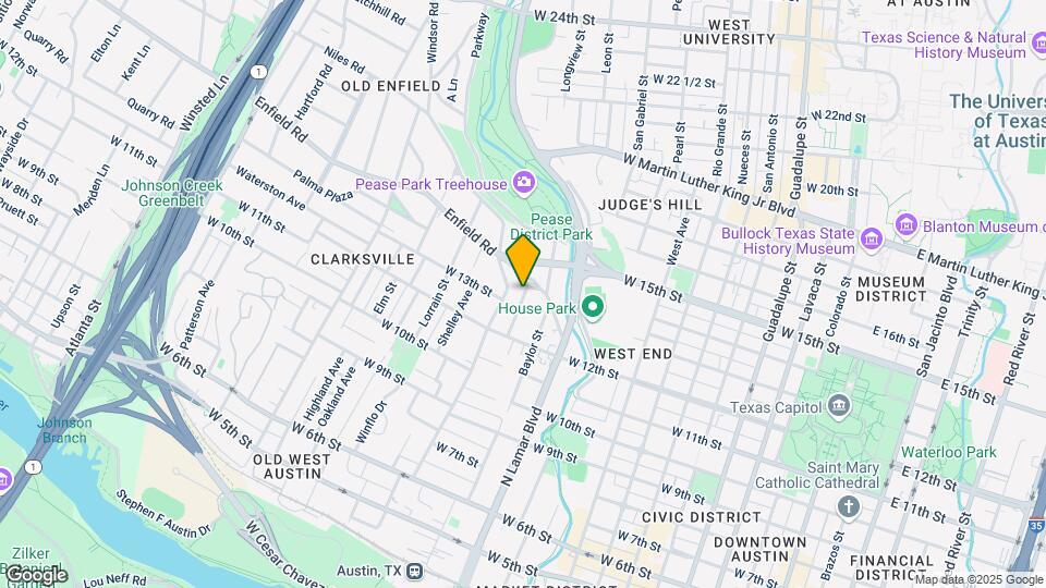 1212 Castle Hill St Map and Location Details