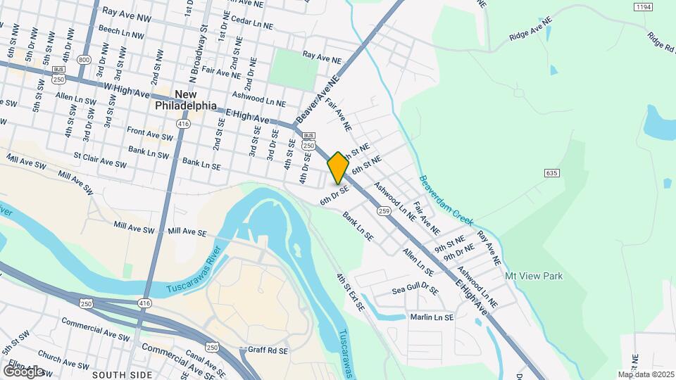 140 6th Dr SE Map and Location Details