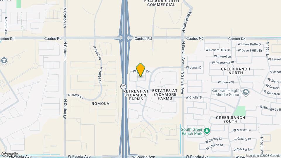 16604 W Sierra St Map and Location Details