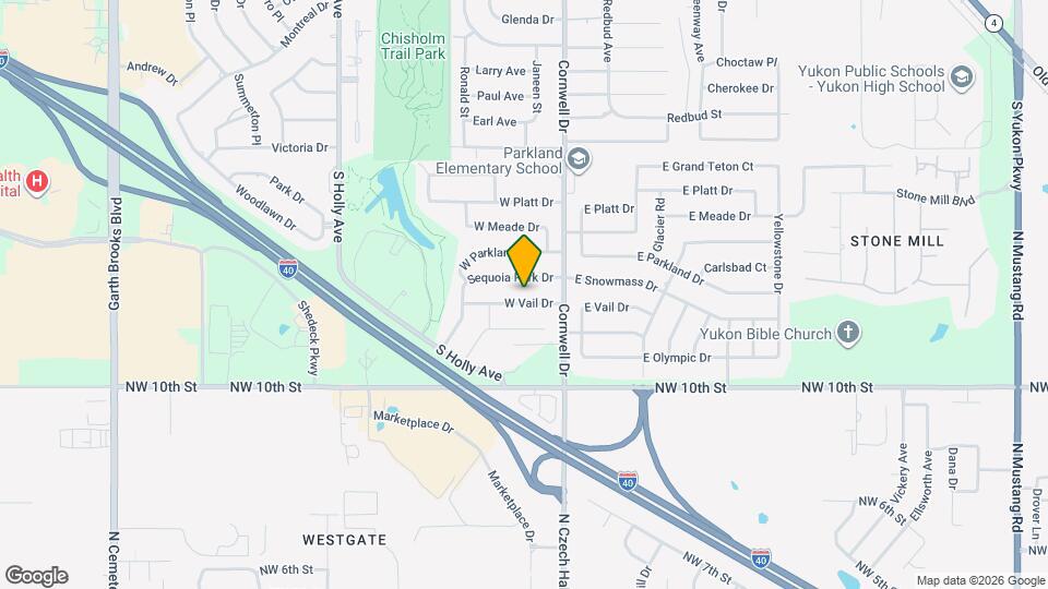 121 W Vail Dr Map and Location Details