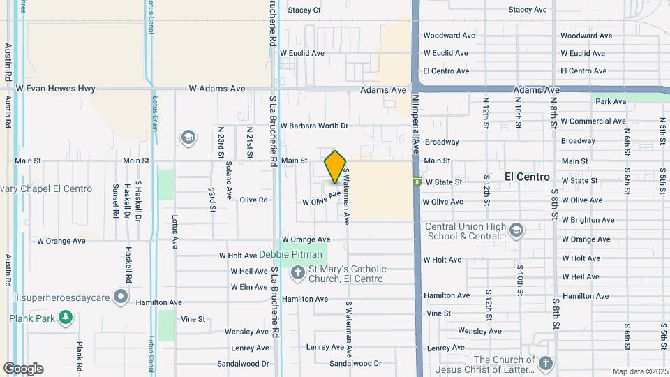 1716 W Olive Ave Map and Location Details