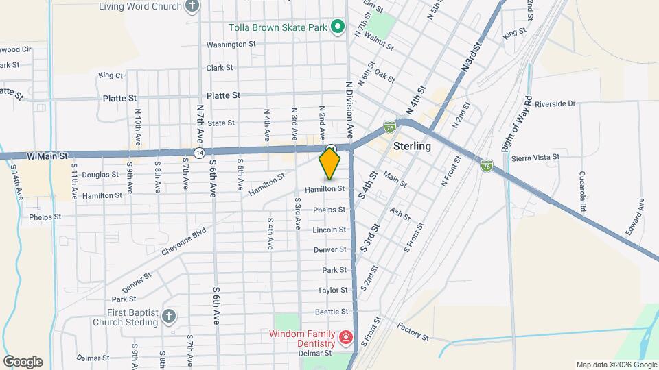 124-134.5-1345 Hamilton St Map and Location Details