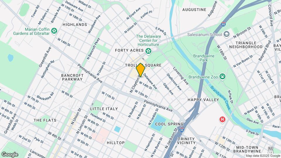 1420 N Clayton St Map and Location Details