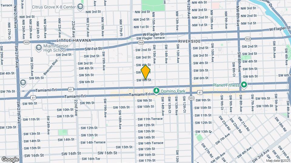 1580 SW 6th St Map and Location Details