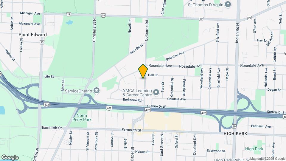 951 Colborne Rd Map and Location Details