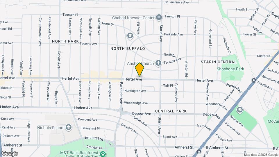 Hertel Park Apartments Map and Location Details