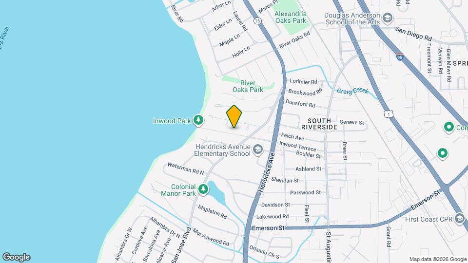 1125 Inwood Terrace Map and Location Details