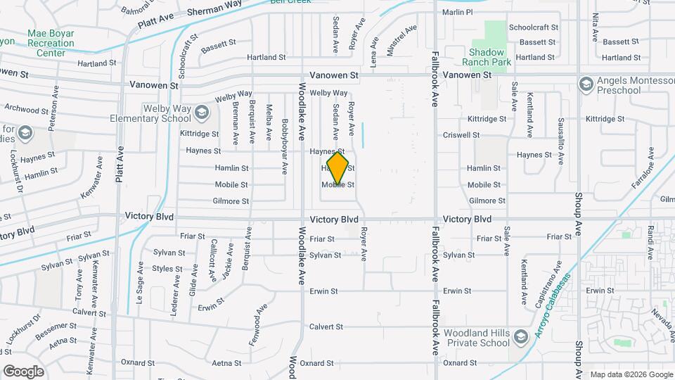 23032 Mobile St Map and Location Details