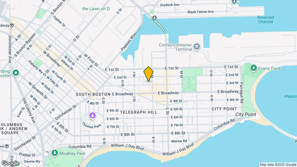 548 E 3rd St Map and Location Details