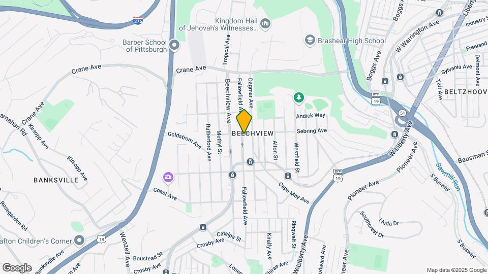 1505 Fallowfield Ave, Unit Unit 2 Map and Location Details