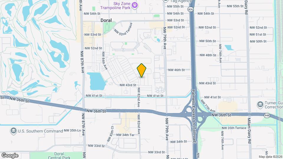 4395 NW 81st Ct, Unit S2 Mapa y Detalles de la Ubicación