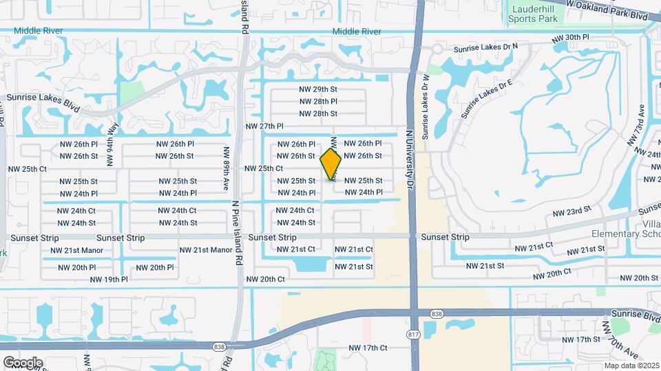2485 NW 84th Way Mapa y Detalles de la Ubicación