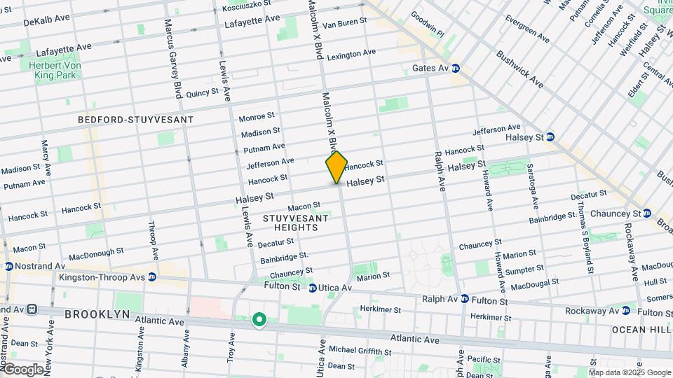 264 Malcolm X Blvd Map and Location Details