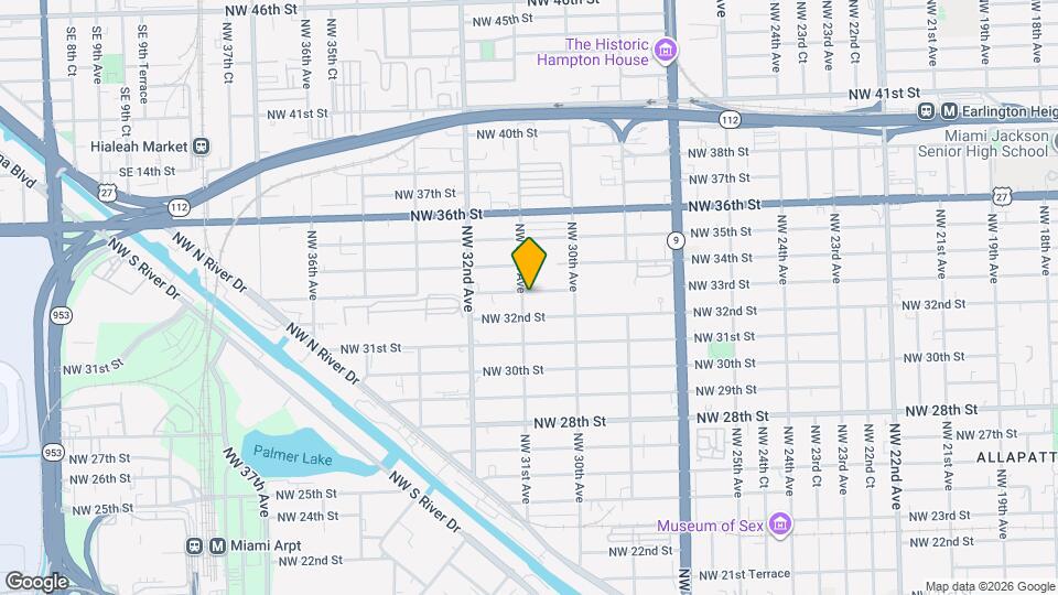 3090 NW 33rd St Map and Location Details