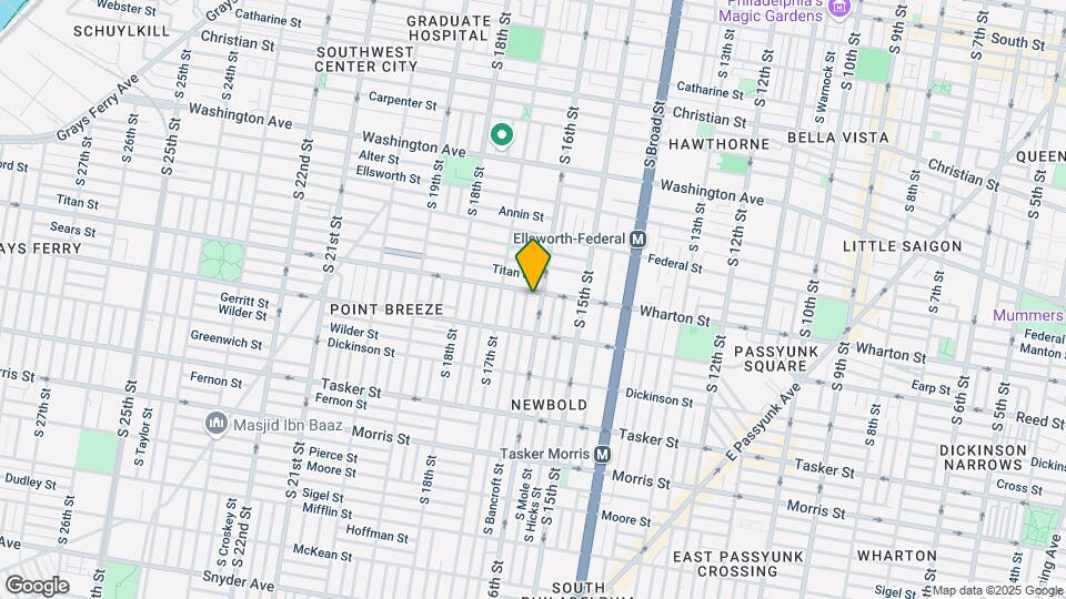 1606 Wharton St Map and Location Details