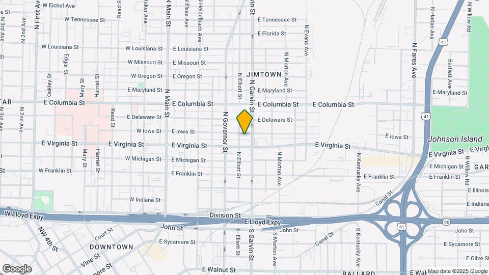 509 E Iowa St Map and Location Details