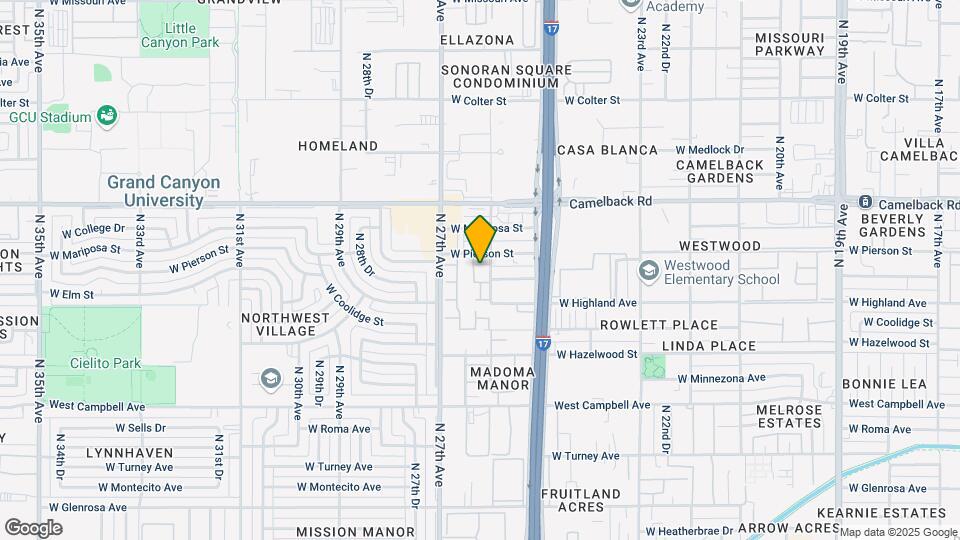 2607 W Wolf St Map and Location Details