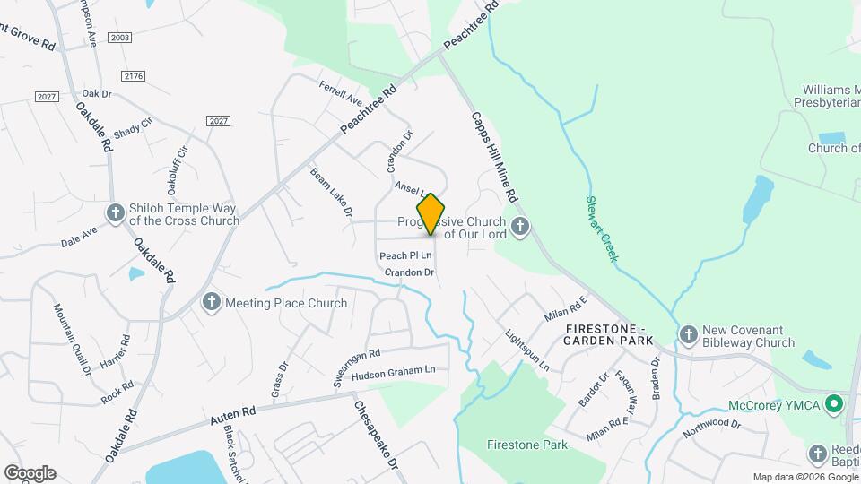 1305 Peach Park Ln Map and Location Details