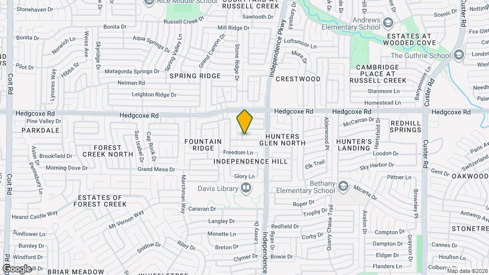 3113 Buena Vista Dr Map and Location Details