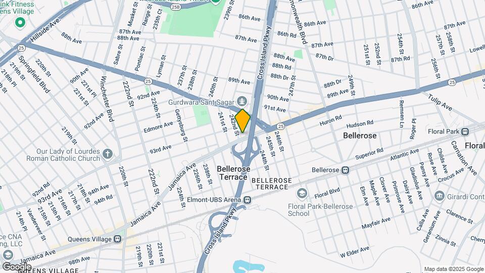 242-9 Jamaica Ave Mapa y Detalles de la Ubicación