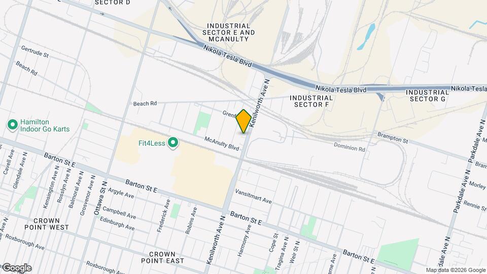 449 Kenilworth Ave N Map and Location Details