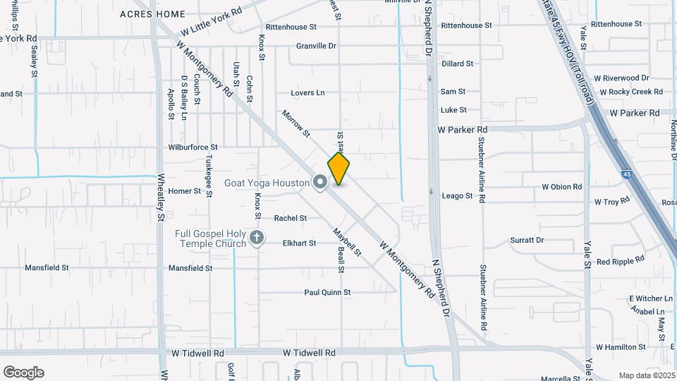 6402 W Montgomery Rd Map and Location Details