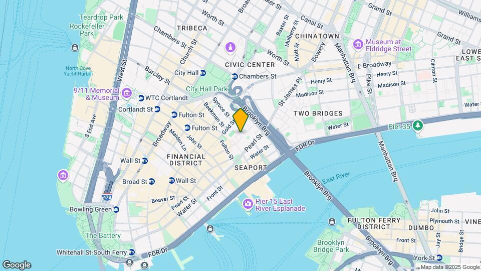80 Gold St Map and Location Details