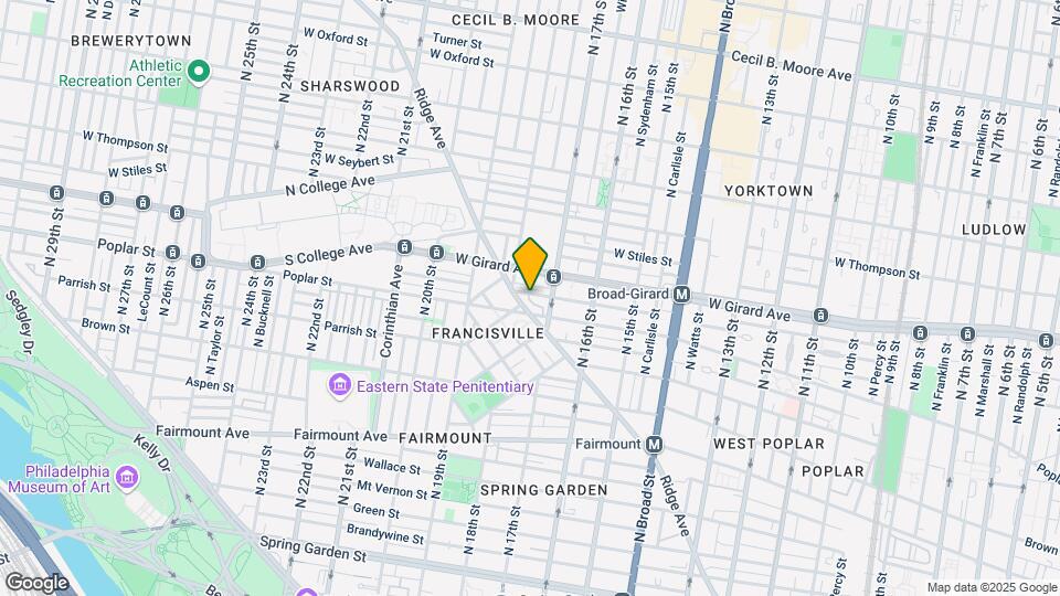 1716 Cambridge St Map and Location Details