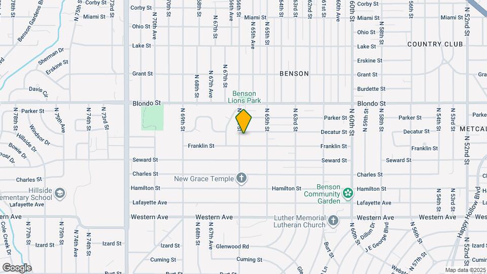 1719 N 66th St Map and Location Details
