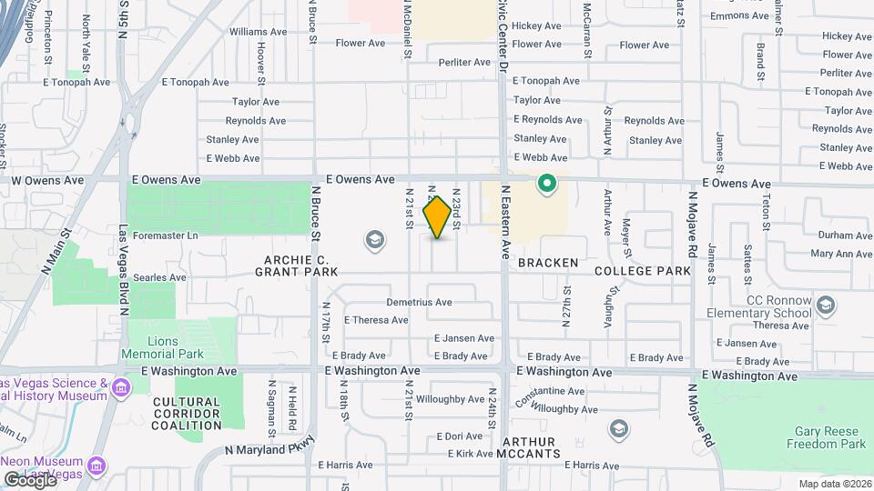 1324 N 22nd St, Unit 1 Map and Location Details