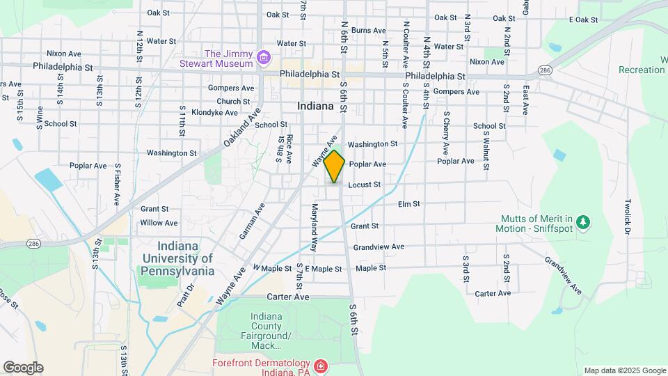 626 Locust St, Unit 628 Map and Location Details