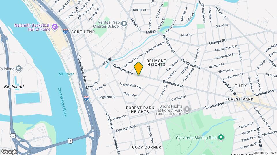 140 Belmont Ave Map and Location Details