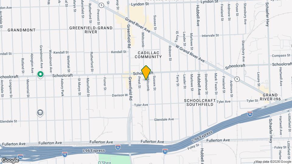 13365 Whitcomb Ave Mapa y Detalles de la Ubicación