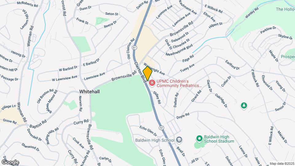4337 Clairton Blvd Map and Location Details
