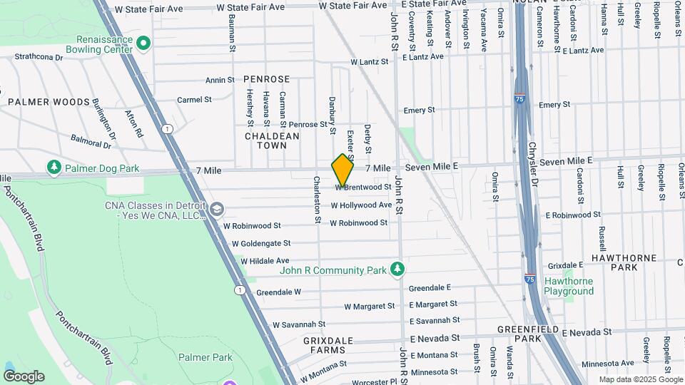 175 W Brentwood St Map and Location Details