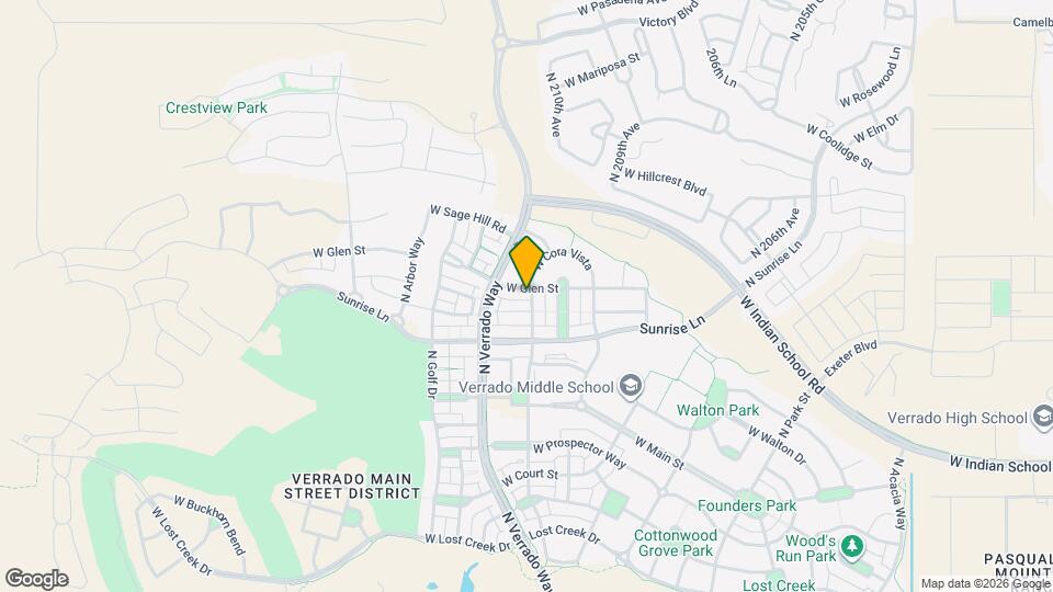 21017 W Glen St Mapa y Detalles de la Ubicación